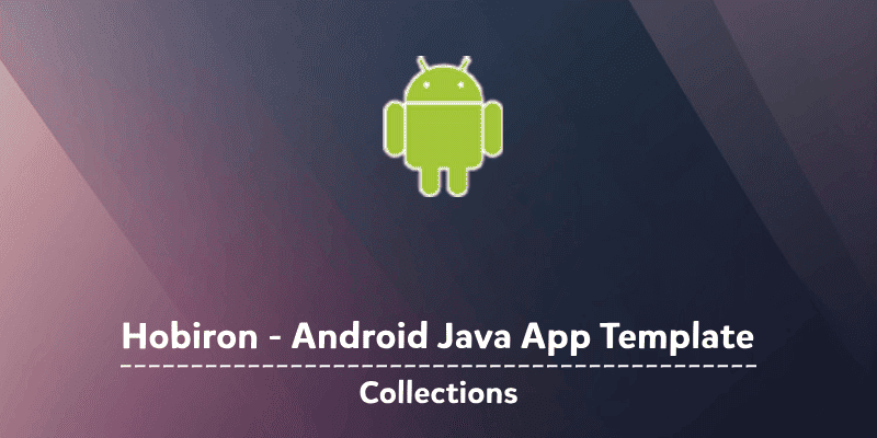 Hobiron - Android Java App Template