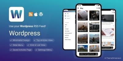 WordpressAmp – iOS News App Template