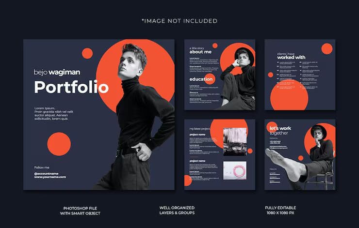 Portfolio Template Bundle — 12 Layouts